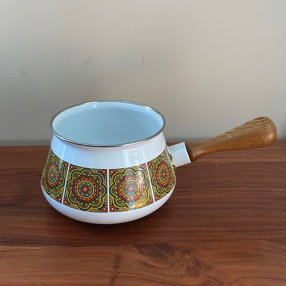 Vintage fondue pot 1960s 1970s
